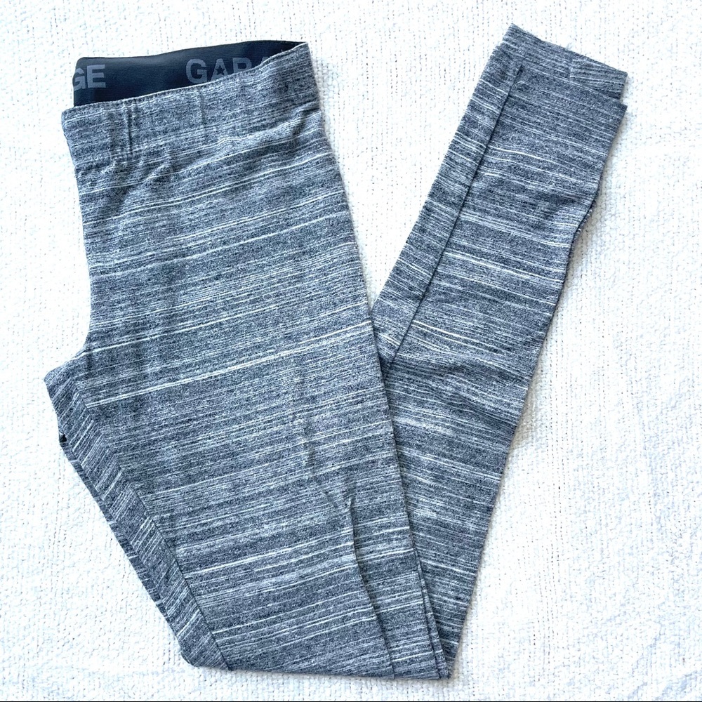Gray garage leggings
